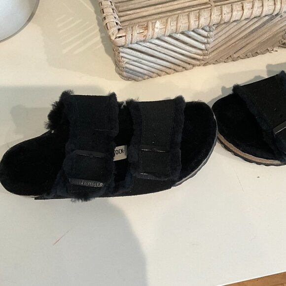 BIRKENSTOCK ARIZONA FUR 6 NIB - Picture 3 of 4